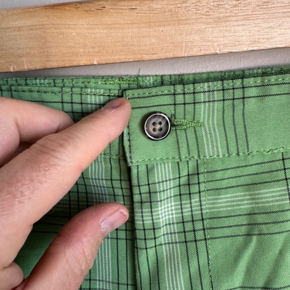 Izod Performx‎ Men's Chino Performance Plaid Golf Shorts Green 36 Outdoor FXG - Picture 4 of 14